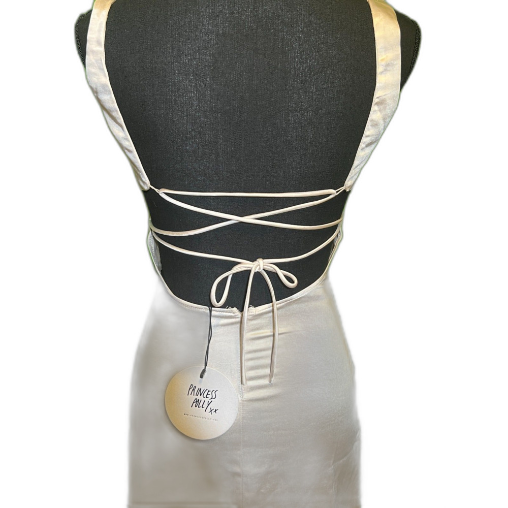 NWT Princess Polly Cobie Satin Minidress (Size 0) - Picture 8 of 14